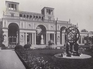 Potsdam, Sanssouci, Orangery (s/hvitt bilde) av Photographer German