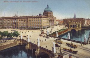 Schlossbruecke og det kongelige slott, Berlin, Tyskland (bilde) av Photographer German