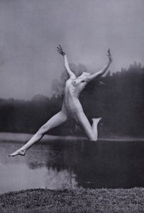 The Body Beautiful, Physical Culture for Women (s/hvitt-bilde) av Photographer German