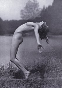 The Body Beautiful, Physical Culture for Women (s/hvitt-bilde) av Photographer German