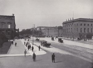 Unter Den Linden (s/hvitt bilde) av Photographer German