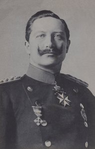 Wilhelm II, tysk keiser (s/hv-bilde) av Photographer German