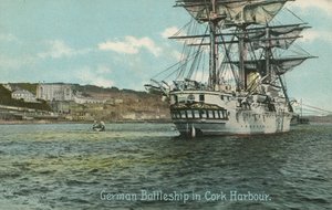 Tysk slagskip i Cork Harbour, Irland (bilde) av Photographer Irish