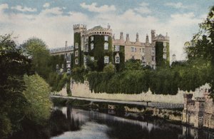 Sør-Irland: Kilkenny Castle, Kilkenny (farget bilde)