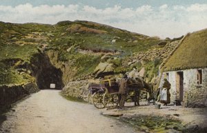 Sør-Irland: Tunnel nær Glengarriff, County Cork (farget bilde) av Photographer Irish
