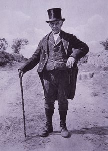 Sør-irsk herremann, ca. 1910 (s/hvitt-bilde) av Photographer Irish