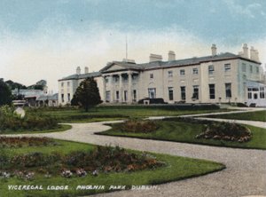 Viceregal Lodge, Phoenix Park, Dublin (fargebilde) av Photographer Irish
