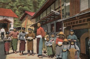Japanske skolegutter (bilde) av Photographer Japanese