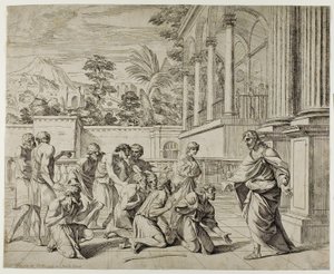 Joseph og hans brødre av Pier Francesco Mola
