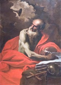 Saint Jerome (olje på lerret)