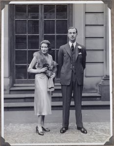 Lord Charles Cavendish og Adele Astaire på bryllupsdagen