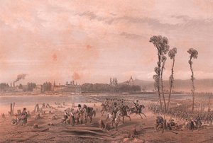 Møte mellom keisere av Frankrike og Østerrike i Villafranca di Verona av Blaise Nicolas Le Sueur