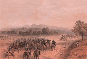 Møte mellom keisere av Frankrike og Østerrike i Villafranca di Verona av Blaise Nicolas Le Sueur