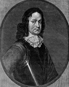Portrett av John Hampden (cirka 1595-1643), engelsk politiker, gravering av Blaise Nicolas Le Sueur