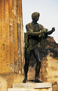 Statue av guden Apollo, Pompeii (Unescos verdensarvliste