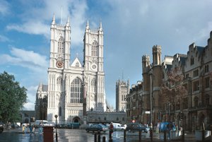 Storbritannia, England, London, Westminster Abbey av Blaise Nicolas Le Sueur