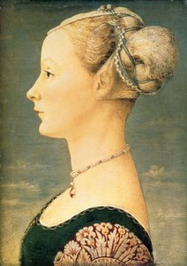 Portrett av en kvinne, andre halvdel av 1400-tallet. av Piero del Pollaiuolo