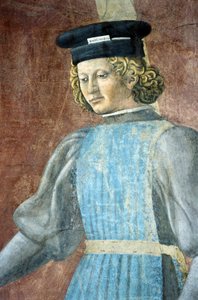 Detalj fra The Legend of the True Cross som viser tortur av jøder, av Piero della Francesca av Piero della Francesca
