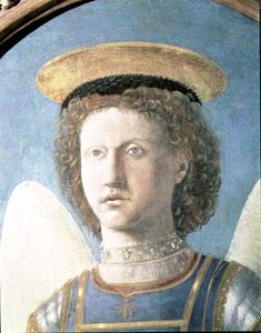 St. Michael (detalj) av Piero della Francesca