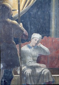 The Dream of Constantine, fullført 1464 (detalj) av Piero della Francesca
