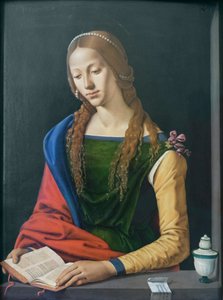 Saint Mary Magdalene lesning, slutten av 1400-tallet (olje på panel)