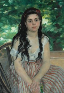 Om sommeren - La bohémienne av Pierre Auguste Renoir