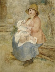Morsrollen, også kalt barnet ved brystet av Pierre-Auguste Renoir