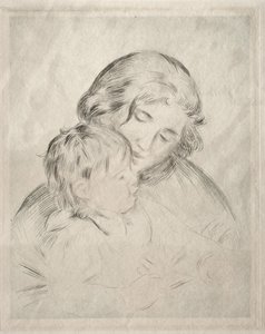 Mor og barn av Pierre-Auguste Renoir
