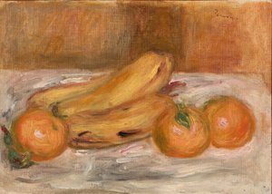 Appelsiner og bananer