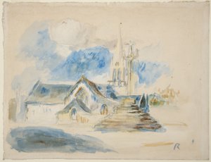 Kalvariet og kirken i Nizon, nær Pont-Aven