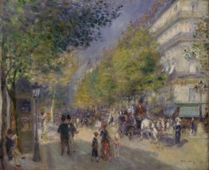 The Grands Boulevards av Pierre-Auguste Renoir