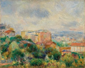 Utsikt fra Montmartre (Vue de Montmartre) av Pierre-Auguste Renoir