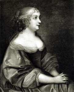 Portrett av Anne av Østerrike (1601 - 1666), dronning av Frankrike og Navarre, mor til Ludvig XIV av Pierre (after) Mignard