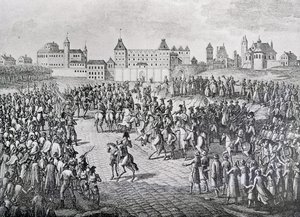 Franskmennenes triumferende inntog i Warszawa, 28. november 1806