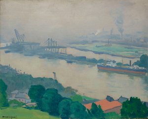 Seinen ved Croisset nær Rouen, 1927. av Albert Marquet