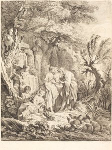 Det gode eventyr, 1738. av Pierre Alexandre Aveline