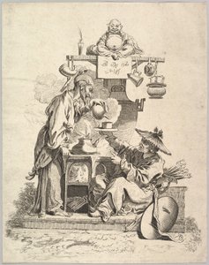 Brann, ca. 1740. av Pierre Alexandre Aveline
