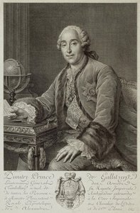 Portrett av prins Dmitrij Mikhailovich Golitsyn 1721-1793, 1762 av Pierre Alexandre Tardieu