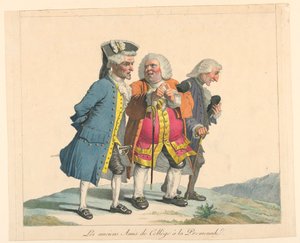 College-venner ute på tur av Pierre Alexandre Wille