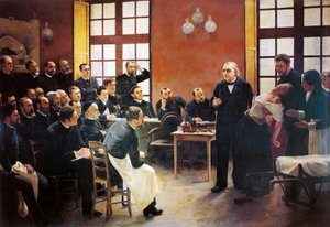 En klinisk leksjon med doktor Charcot på Salpetriere