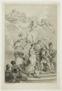 Allegori om ekteskapet til Dauphin Louis med Infanta Maria Theresa fra Spania