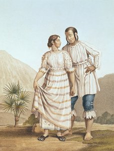 Meksikansk indisk kostyme, fra 