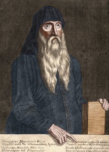 Hippokrates fra Kos - Hippokrates (på gresk Hippokrates) gresk medisin (460 til 380 f.Kr.). gravering av Pierre Aubry (1610 - 1686).
