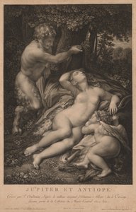 Jupiter og Antiope. av Pierre Audouin