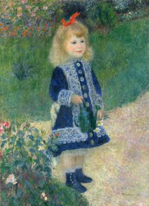 En jente med en vannkanne av Pierre Auguste Renoir