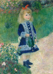 En jente med en vannkanne, 1876. av Pierre Auguste Renoir