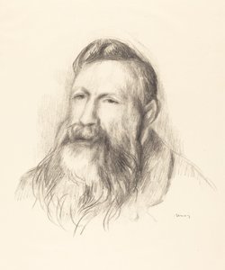 Auguste Rodin, ca. 1910. av Pierre Auguste Renoir