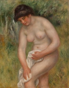 Baderen tørker seg selv (Baigneuse s