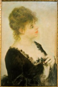 Portrett av en ung kvinne av Pierre Auguste Renoir
