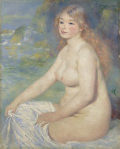 Blond bader, 1881 av Pierre Auguste Renoir